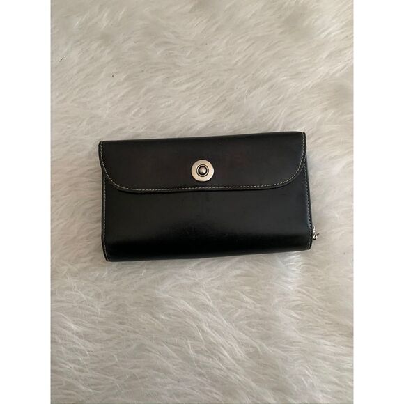 Dopp Black Leather Wallet - Picture 1 of 5